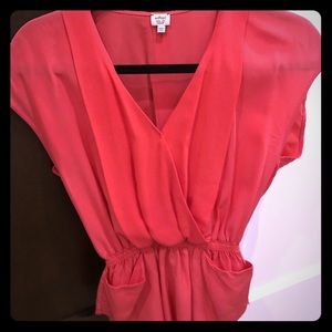 Aritzia Wilfred silk shirt